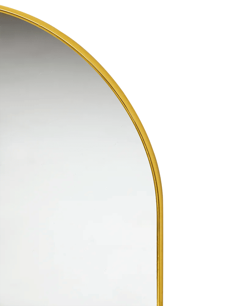 Elegant Gold Arched Wall Mirror (2)