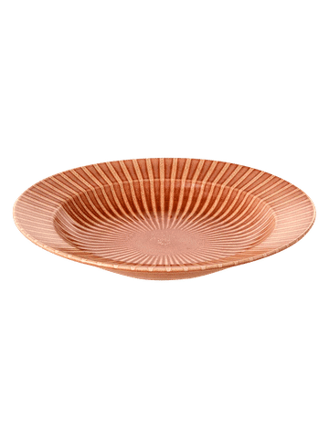 Textured Terracotta Serving Bowl 12.5cm