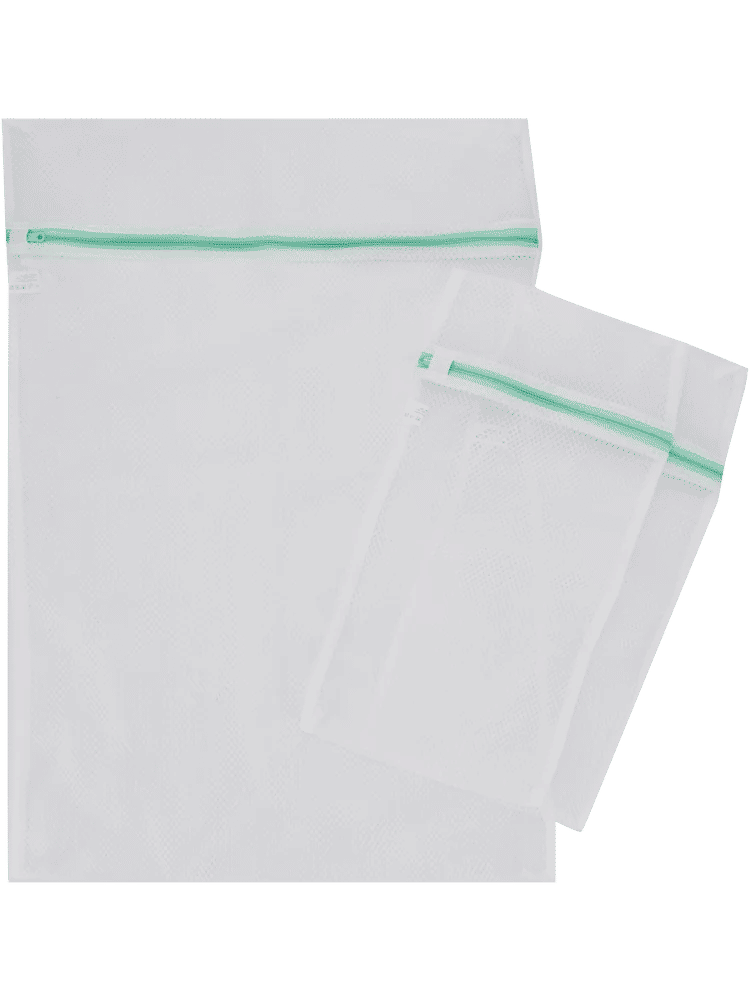 3 Pack White Plastic Mesh Laundry Bags