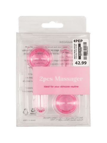 Pink Cooling Facial Globes