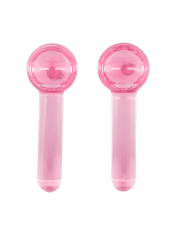 Pink Cooling Facial Globes