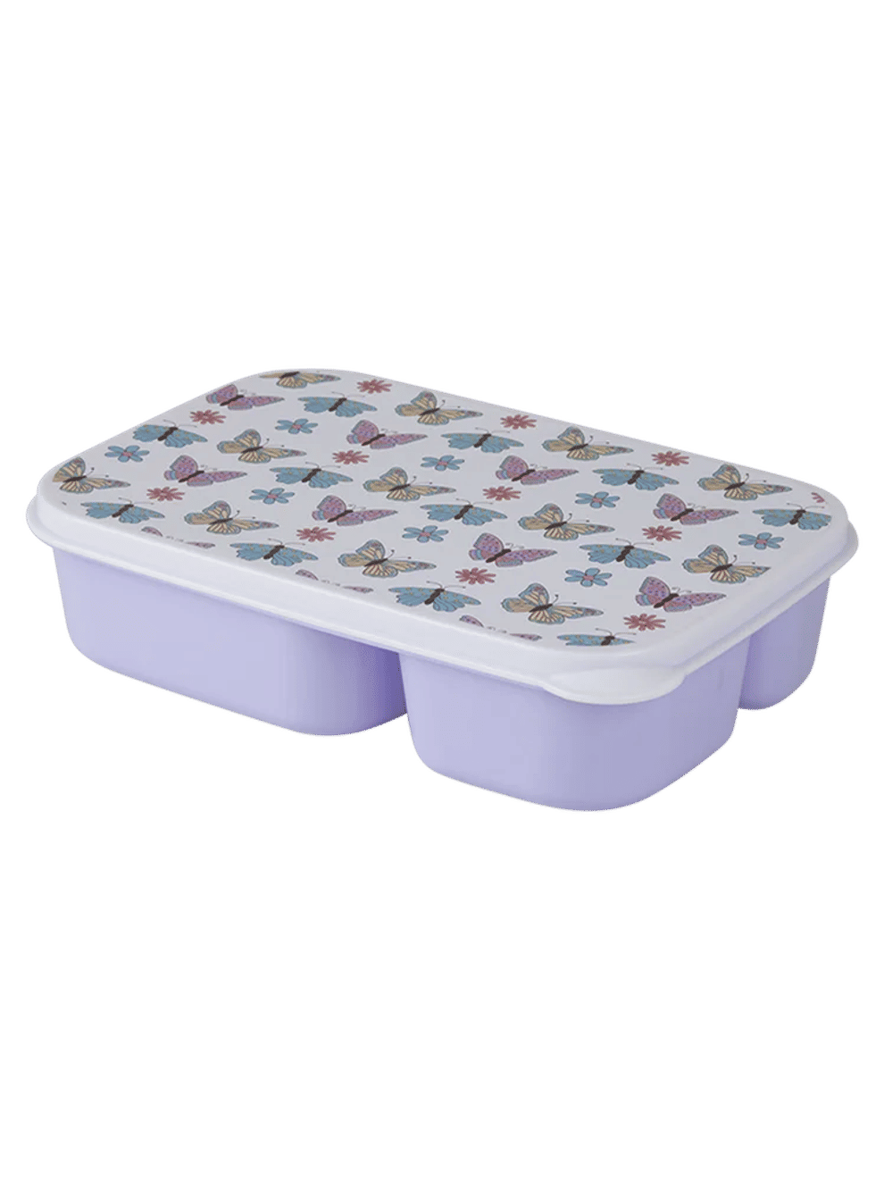 Butterfly Flower Pattern Lunch Box