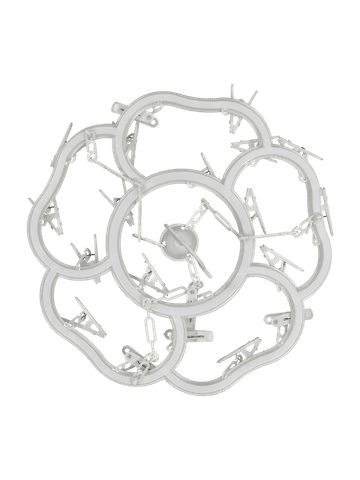 White Plastic Hanging Dryer Rack