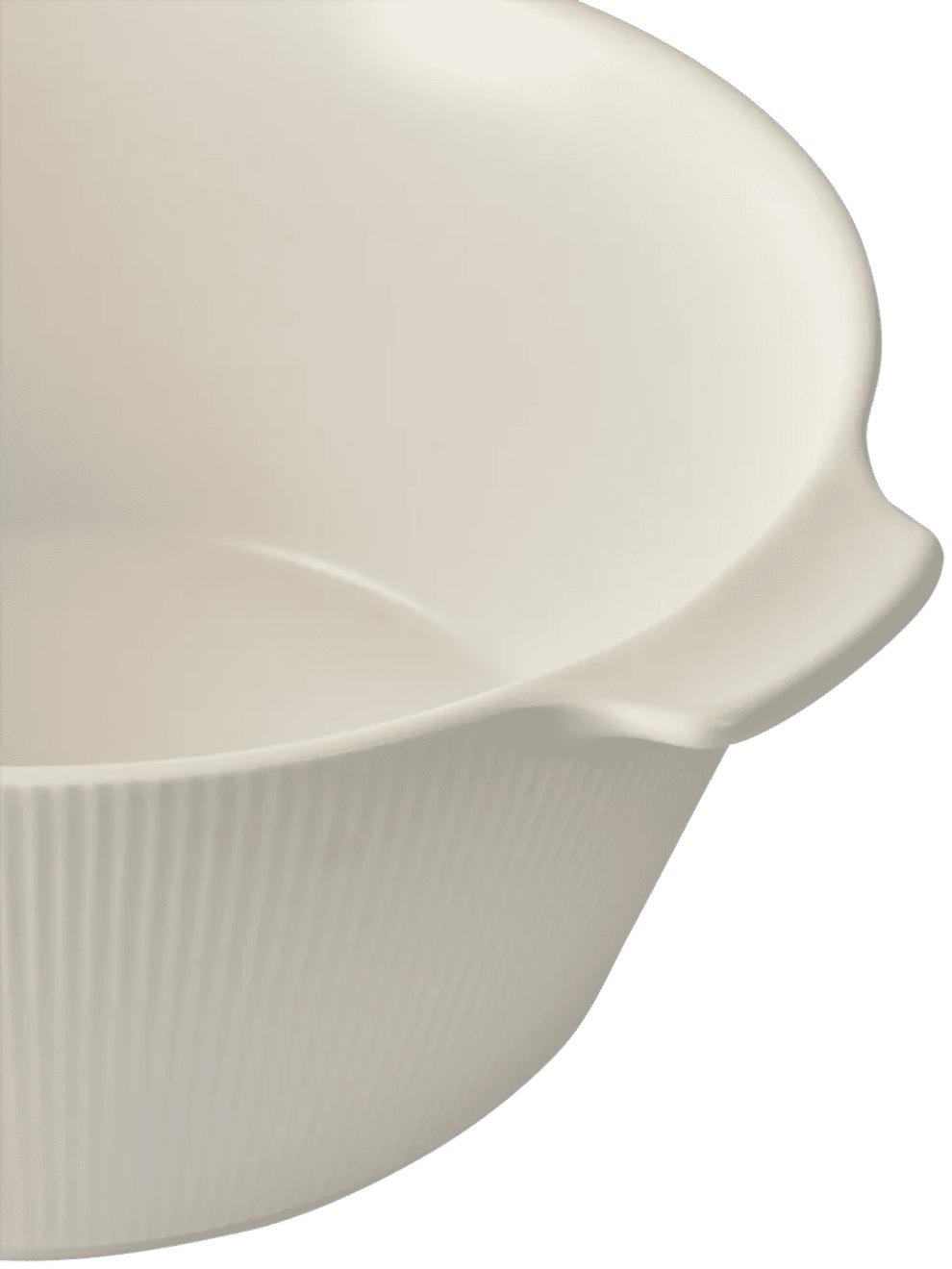 Ribbed Serving Bowl with Handles