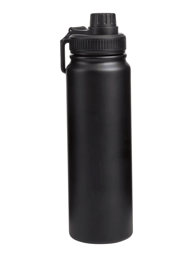 Matte Black Insulated Water Bottle 750ml