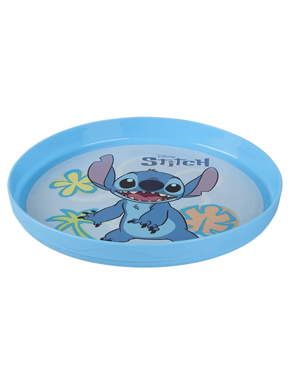 Blue Plate with Stitch Design (1)