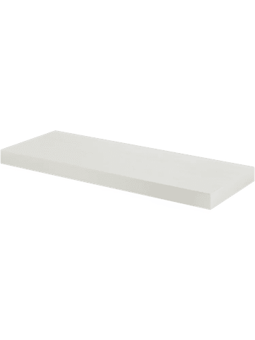 60cm Modern Black Floating Wall Shelf