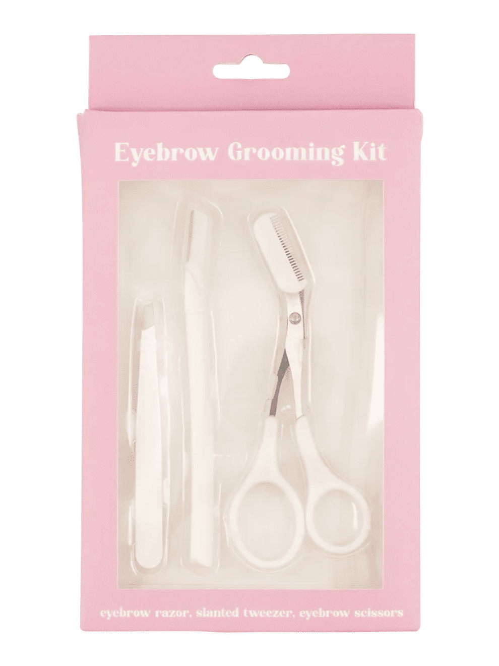 White Eyebrow Grooming Kit