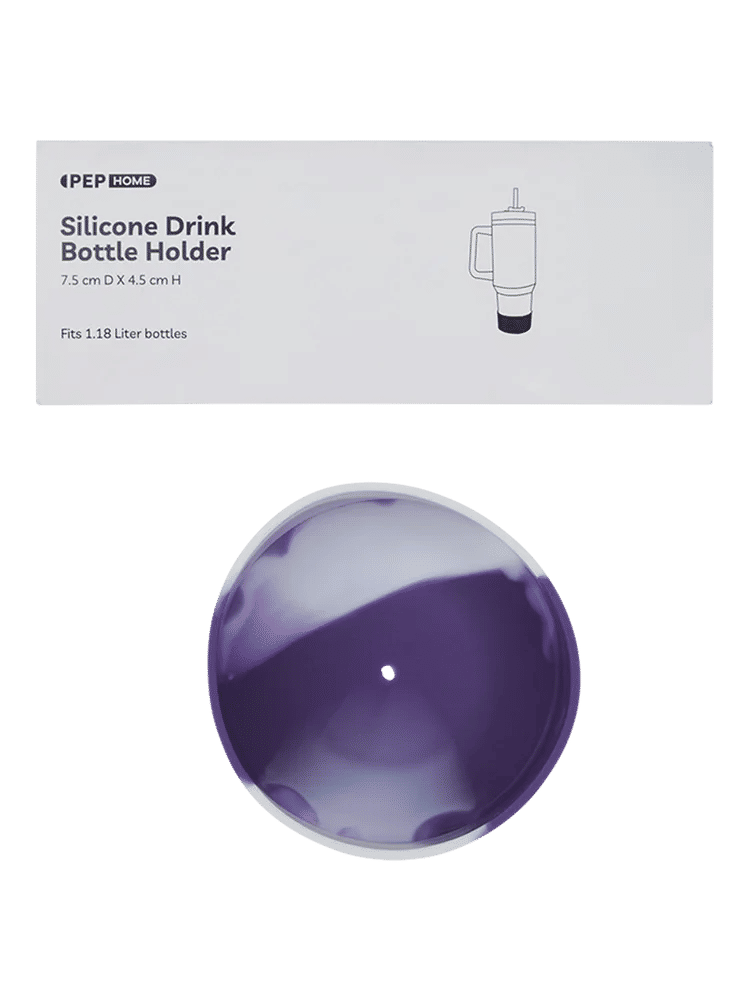 Purple Silicone Drink Bottle Holder