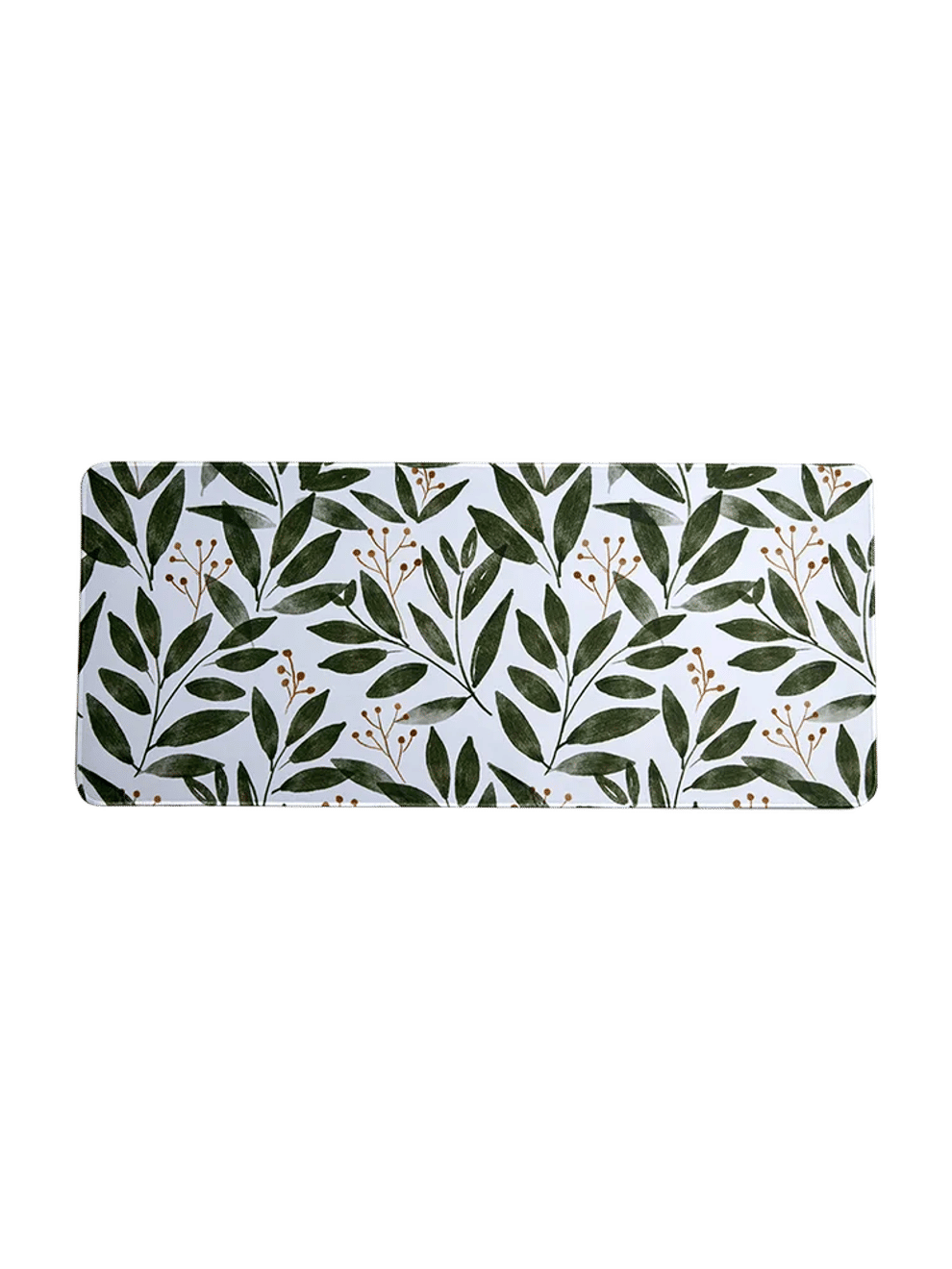 Botanical Leaf Print Desk Pad