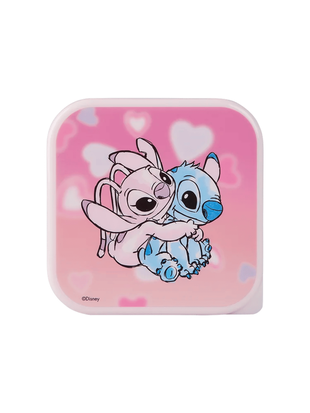 Disney Stitch Angel Pink Square Lunch Box (1)