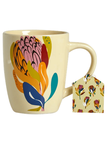 Protea Print Mug