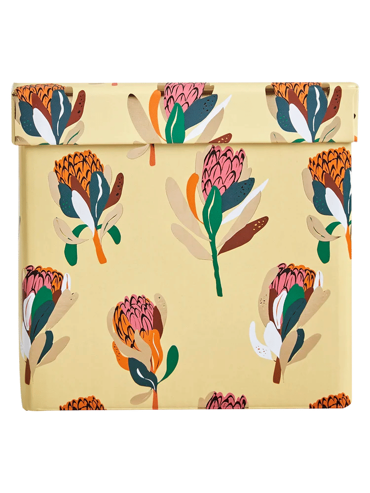 Protea Print Gift Box