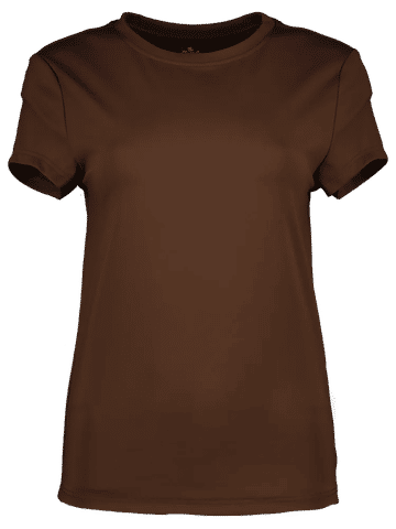 Brown Short Sleeve Top