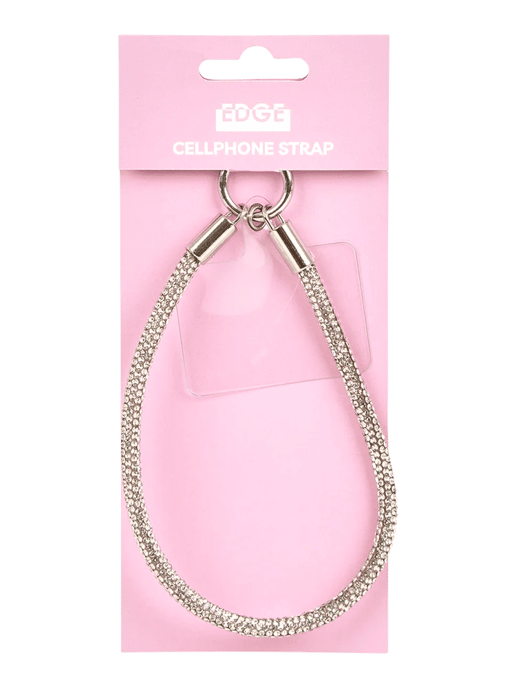 Edge Crystal Embellished Cellphone Strap