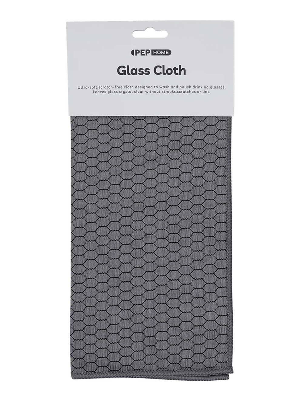 Ultra-Soft Grey Glass Cloth