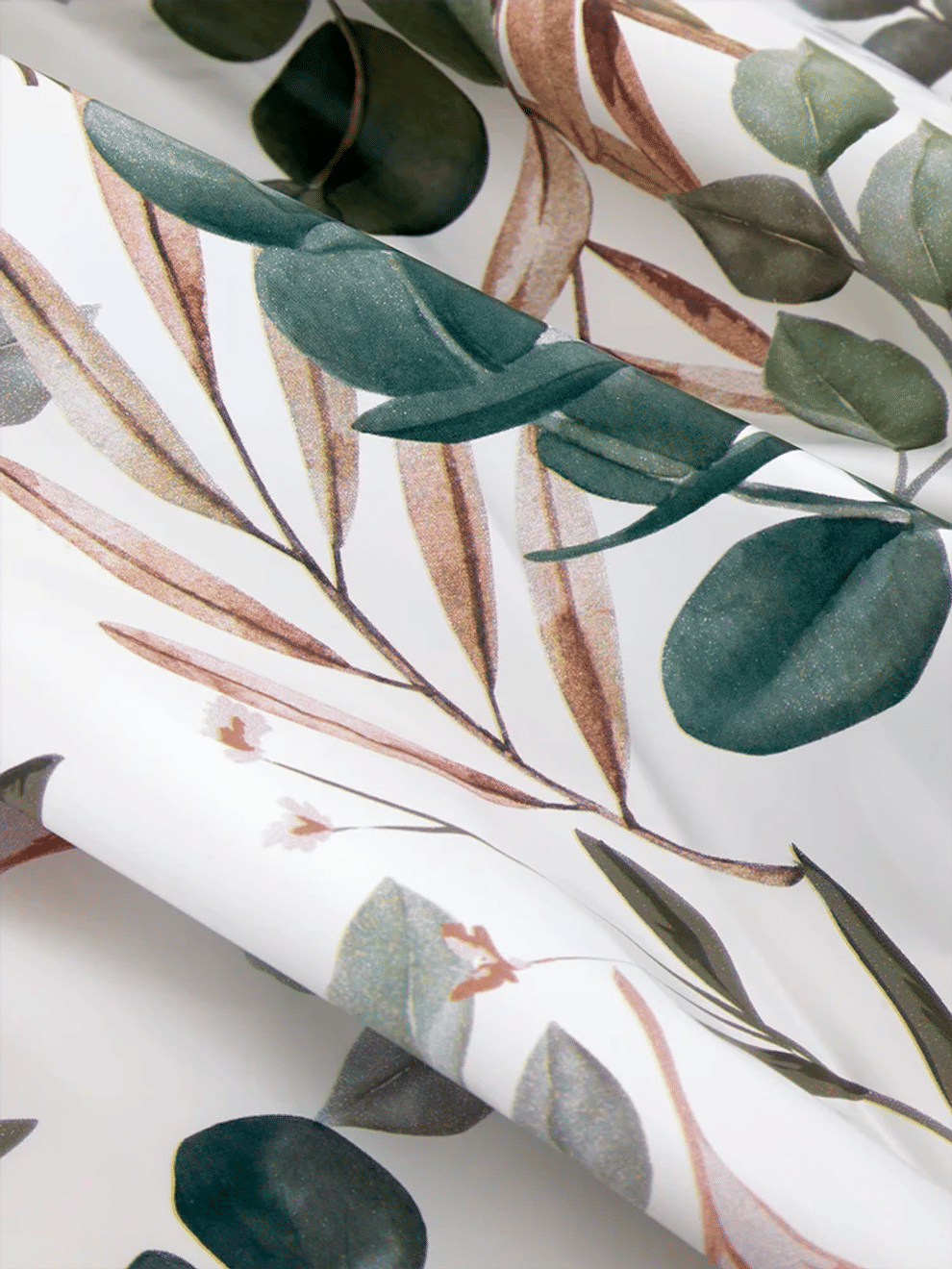 Leaf Print Plastic Tablecloth 130x180cm (2)