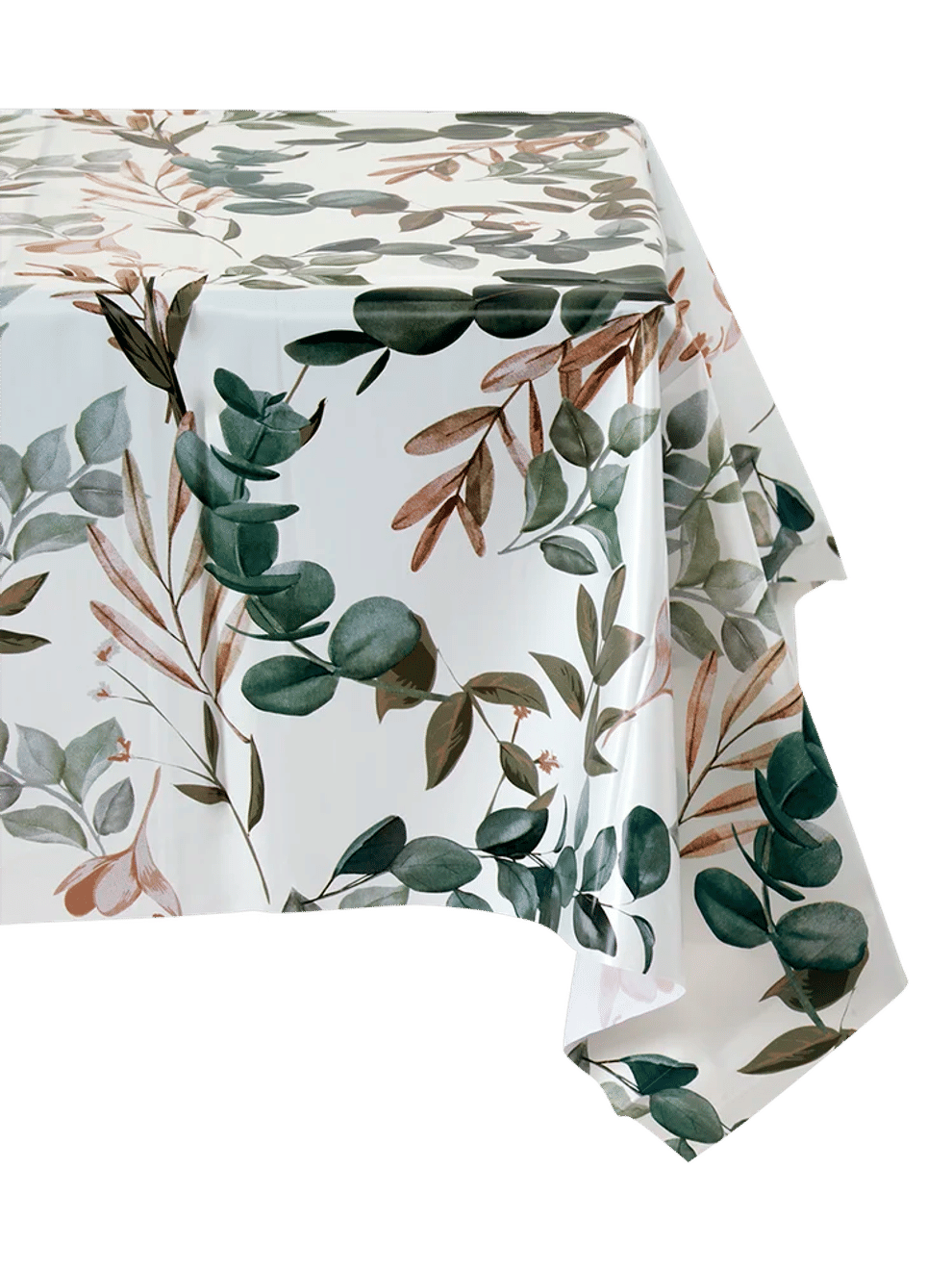 Leaf Print Plastic Tablecloth 130x180cm (1)