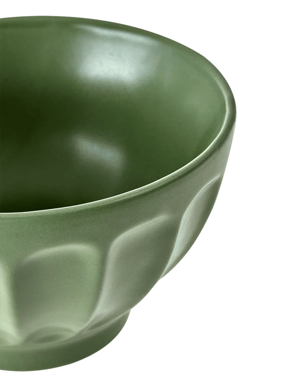 Ribbed Ceramic Bowl 14x8cm (2)