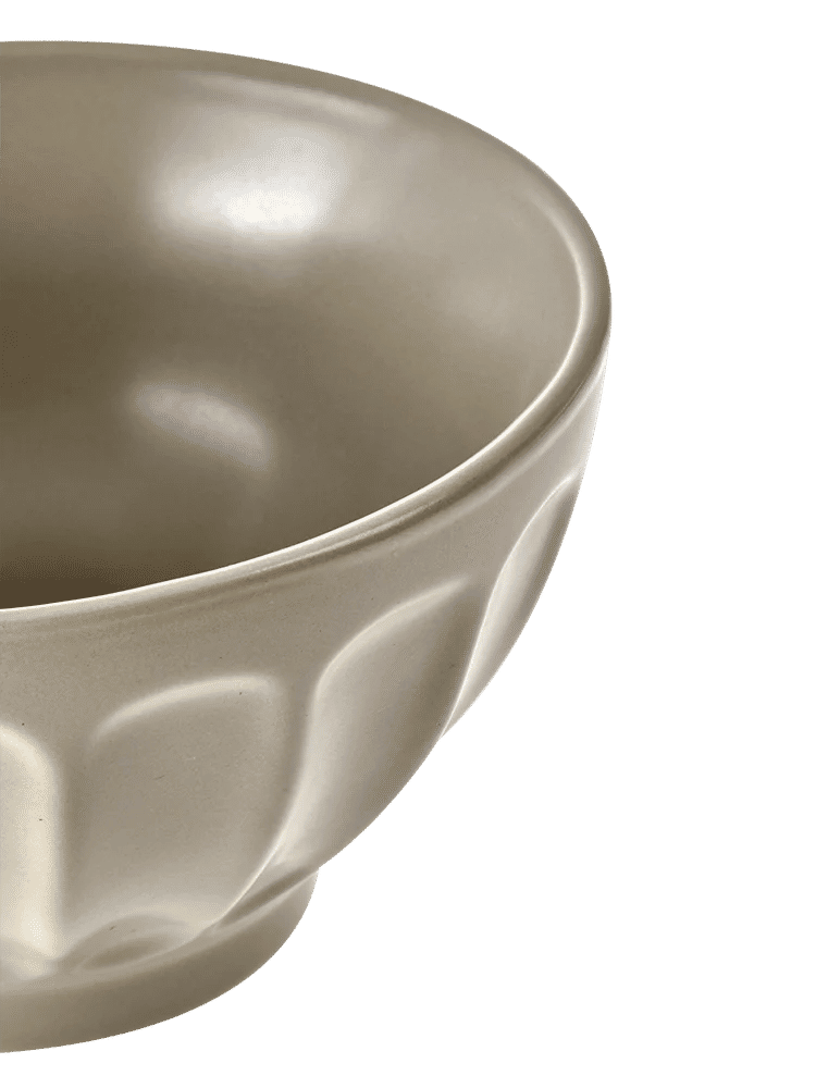 Ribbed Ceramic Bowl 14x8cm (6)