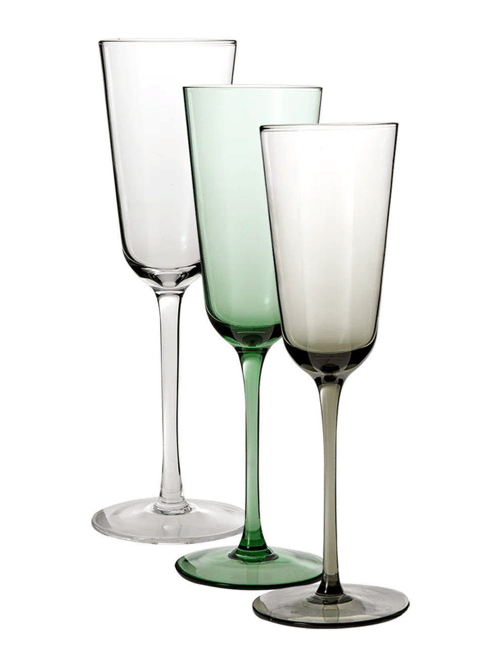 Elegant Glass Champagne Flute 21.5cm