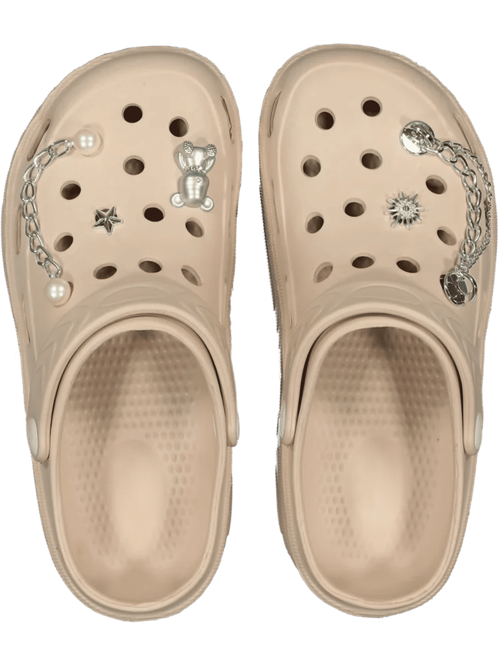 Decorated Natural Clog