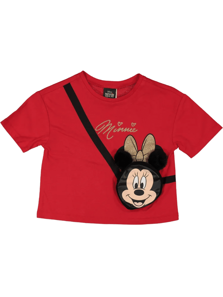 Red Minnie Mouse Boxy T-Shirt