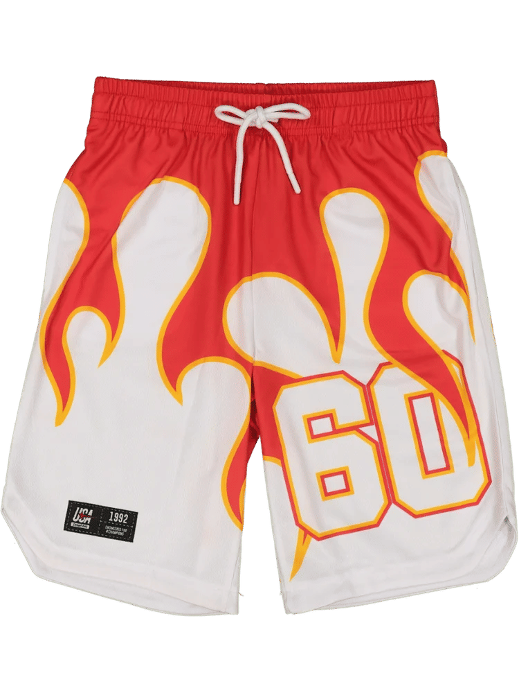 Red Active Shorts