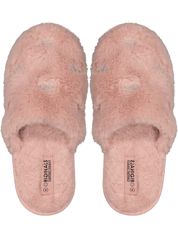 Pink Fluffy Slippers