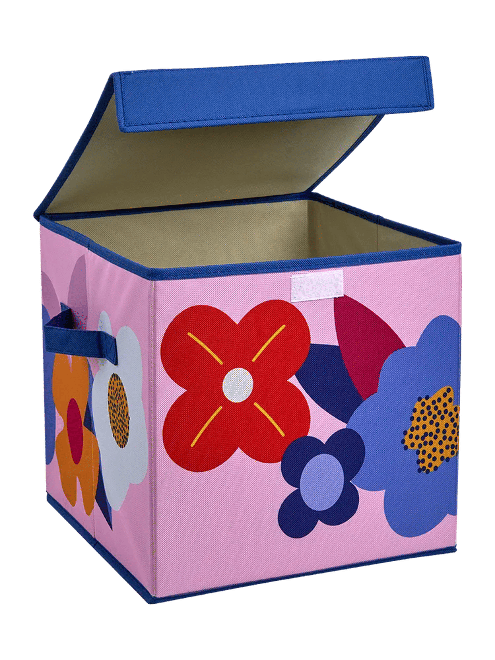 Pink Floral Foldable Storage Box 30cm (2)