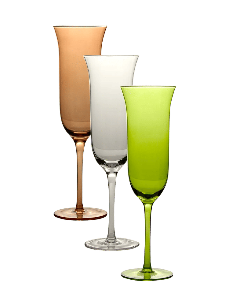 Coloured Stemmed Wine Glasses 22.5cm