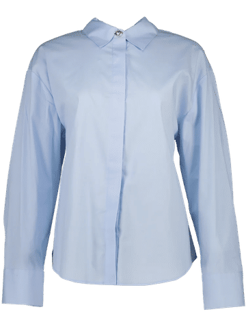 Blue Smart Long Sleeve Shirt