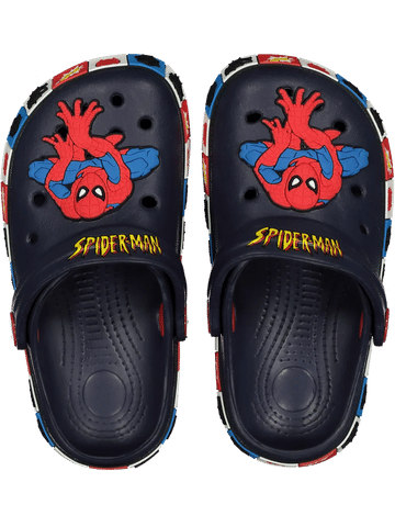 Navy Spiderman Moulded Sandals
