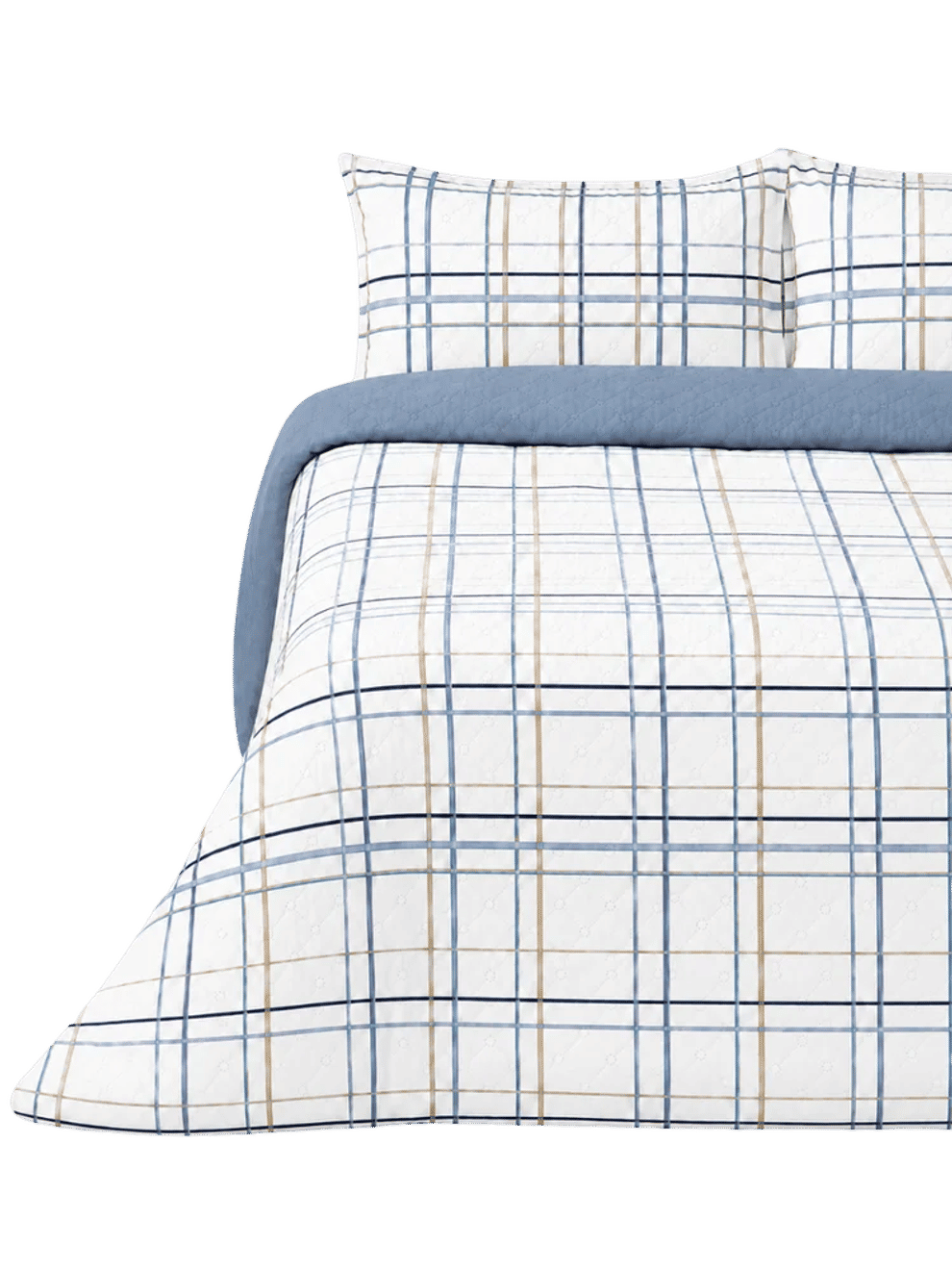 King Size Checkered Bed Quilt (1)