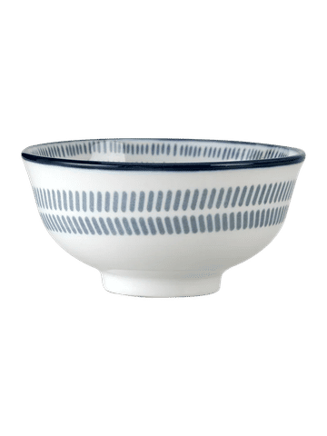 Blue and White Patterned Tapas Bowl