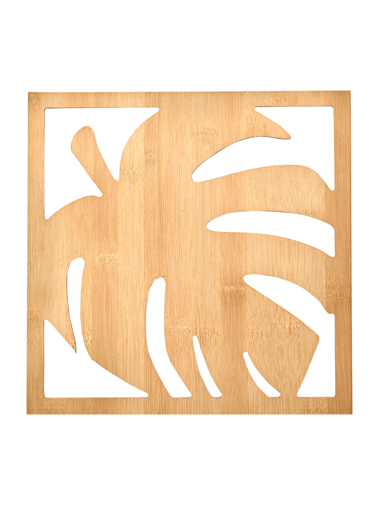 Wooden Cut Out Leaf Wall Art (2)