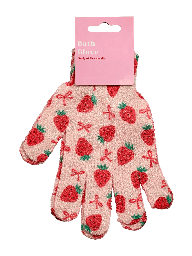 Printed Exfoliating Bath Gloves (1)