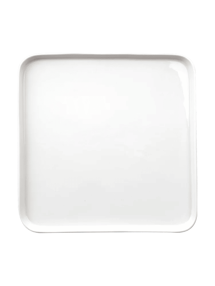 35cm Glossy Square Ceramic Platter (1)