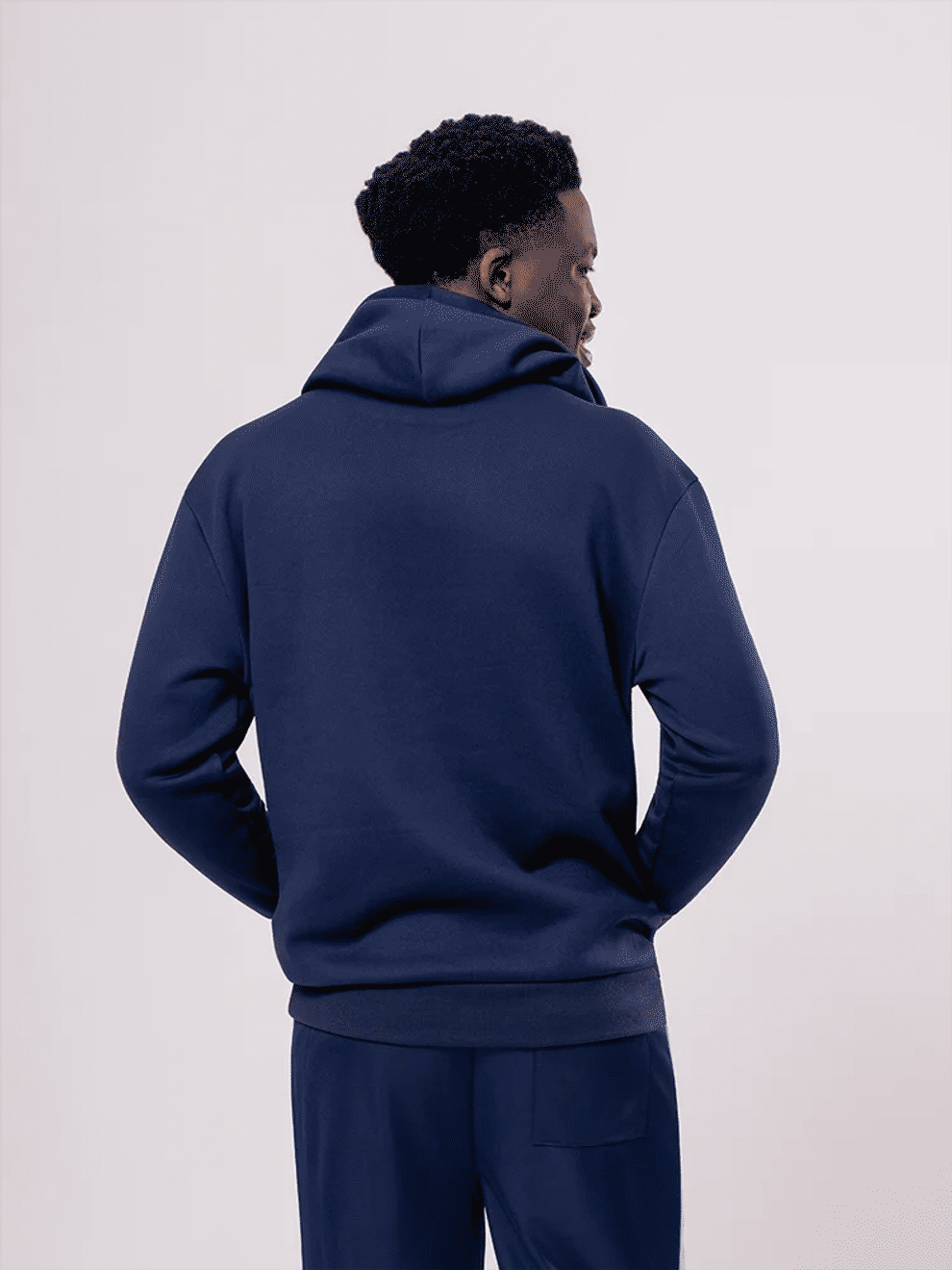 Navy Blue Pullover Hoodie (2)