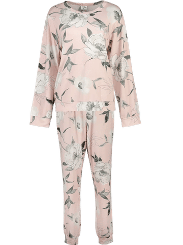 Floral Pajama Top And Pants