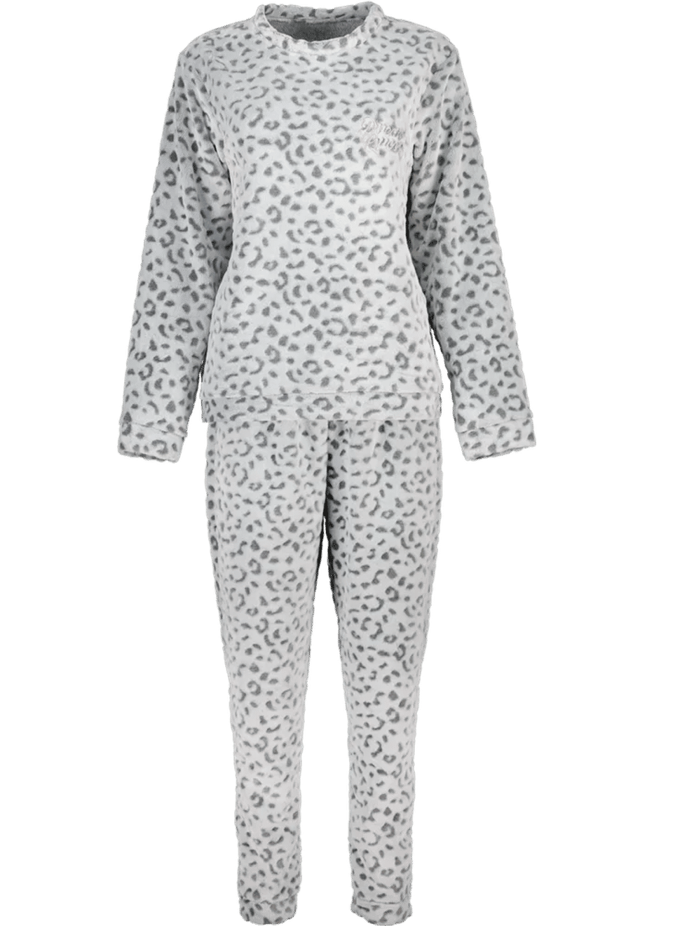 Grey Animal Print Pyjamas