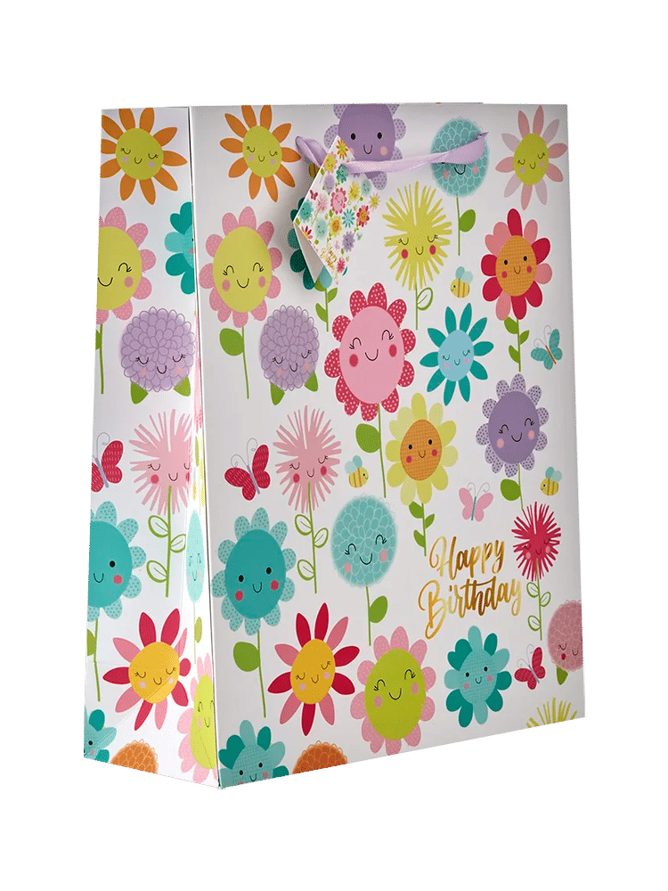 Large Printed Paper Gift Bag with Tag (4)