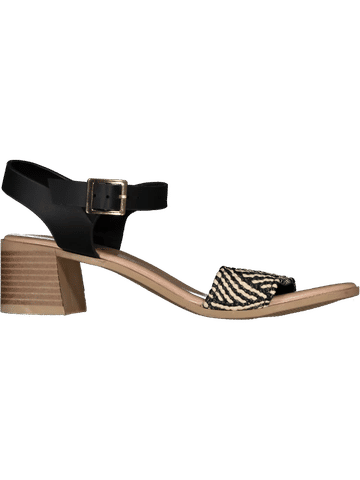 Black And White Block Heel