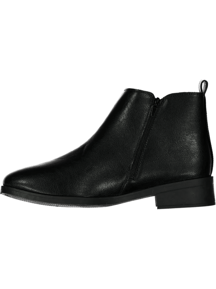 Black Side Zip Ankle Boots (1)