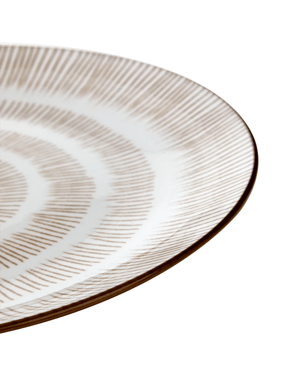 White Gold Radial Dinner Plate (1)