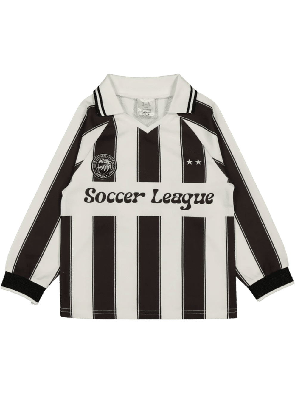 Striped Long Sleeve Soccer T-Shirt