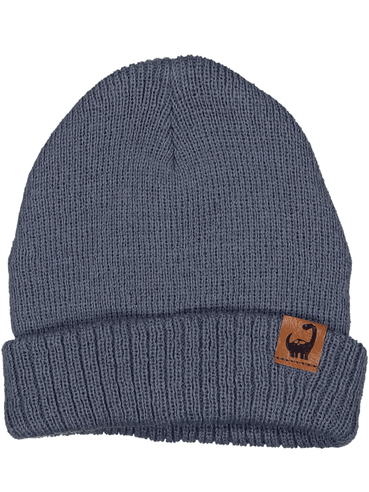 Blue Knit Dinosaur Beanie