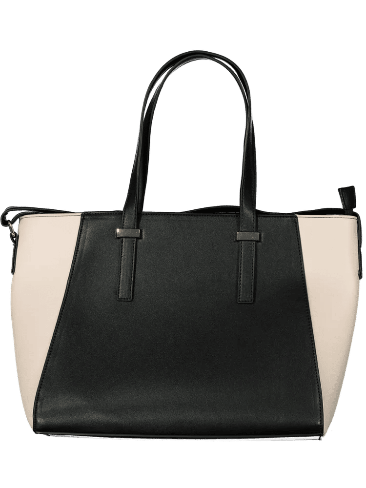 Cream Faux Leather Handbag