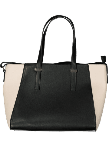 Cream Faux Leather Handbag