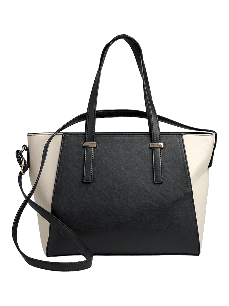Cream Faux Leather Handbag (6)